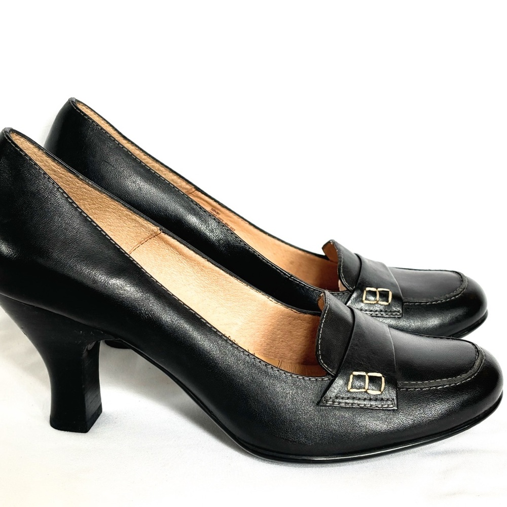 Sofft Black Leather Pumps Size 8.5 New w/o Tags H1062